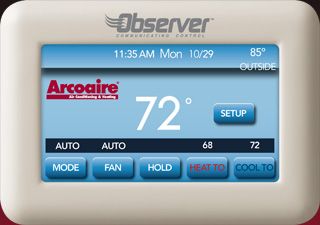 The new Observer� touchscreen communicating wall control can make installation�and sales�a whole lot easier.