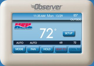 The new Observer� touchscreen communicating wall control can make installation�and sales�a whole lot easier.