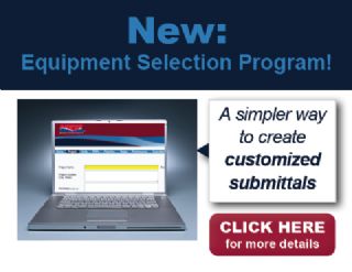 New Equipment Selection Program website streamlines the process.