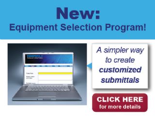 New Equipment Selection Program website streamlines the process.