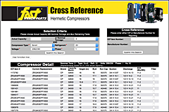 Copeland Compressor Cross Reference Chart